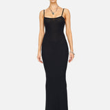 RHEA SCULPT BLACK DRESS - LACER