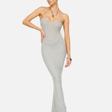 RHEA SCULPT GREY DRESS - LACER