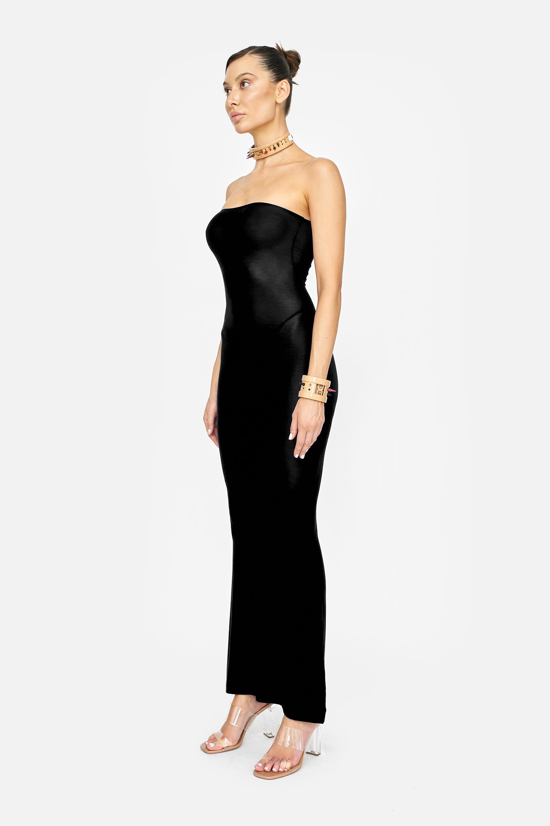 S-ANDREA BLACK DRESS - LACER