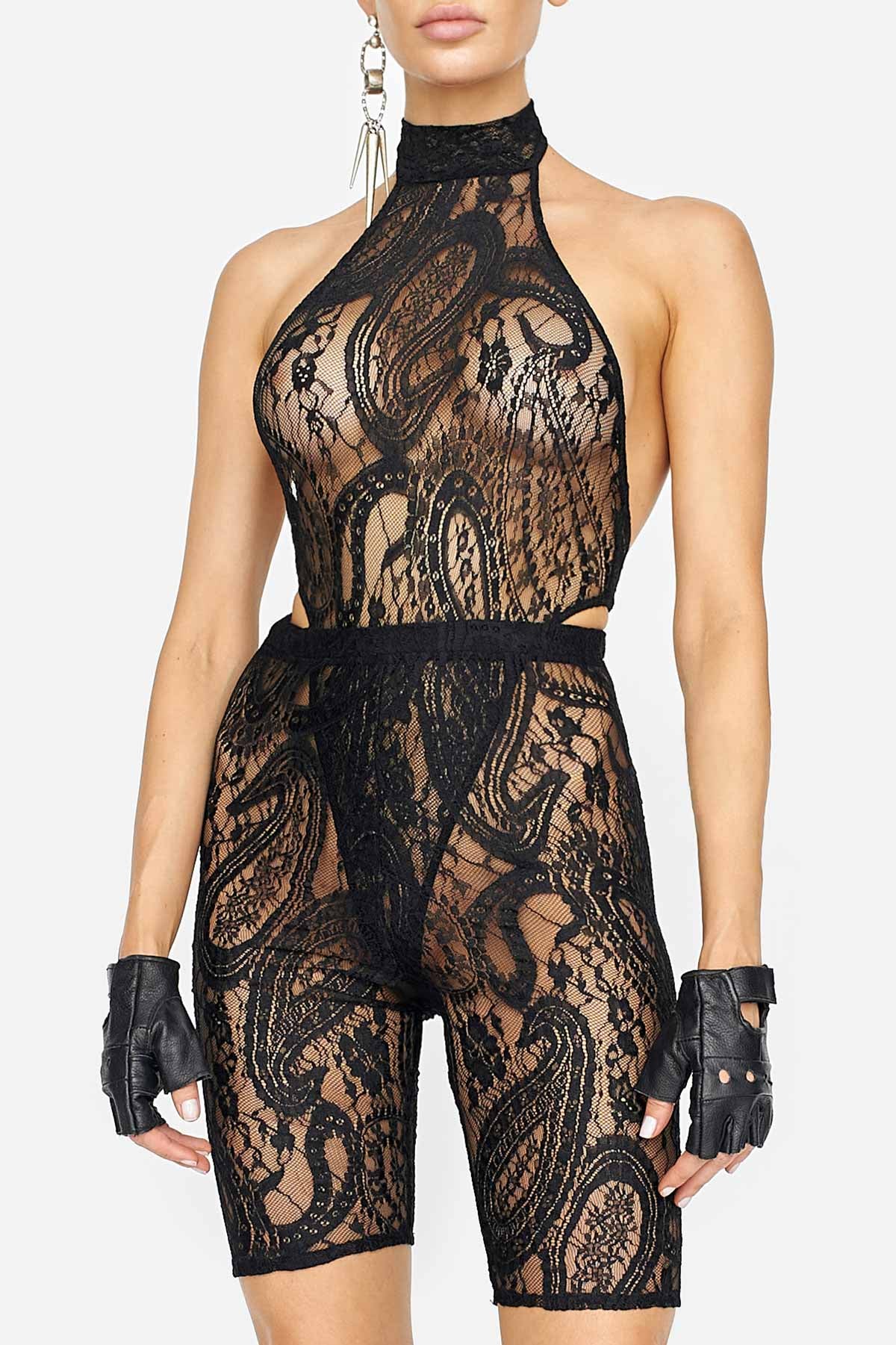 ECLIPSE BIKER SHORTS - LACER