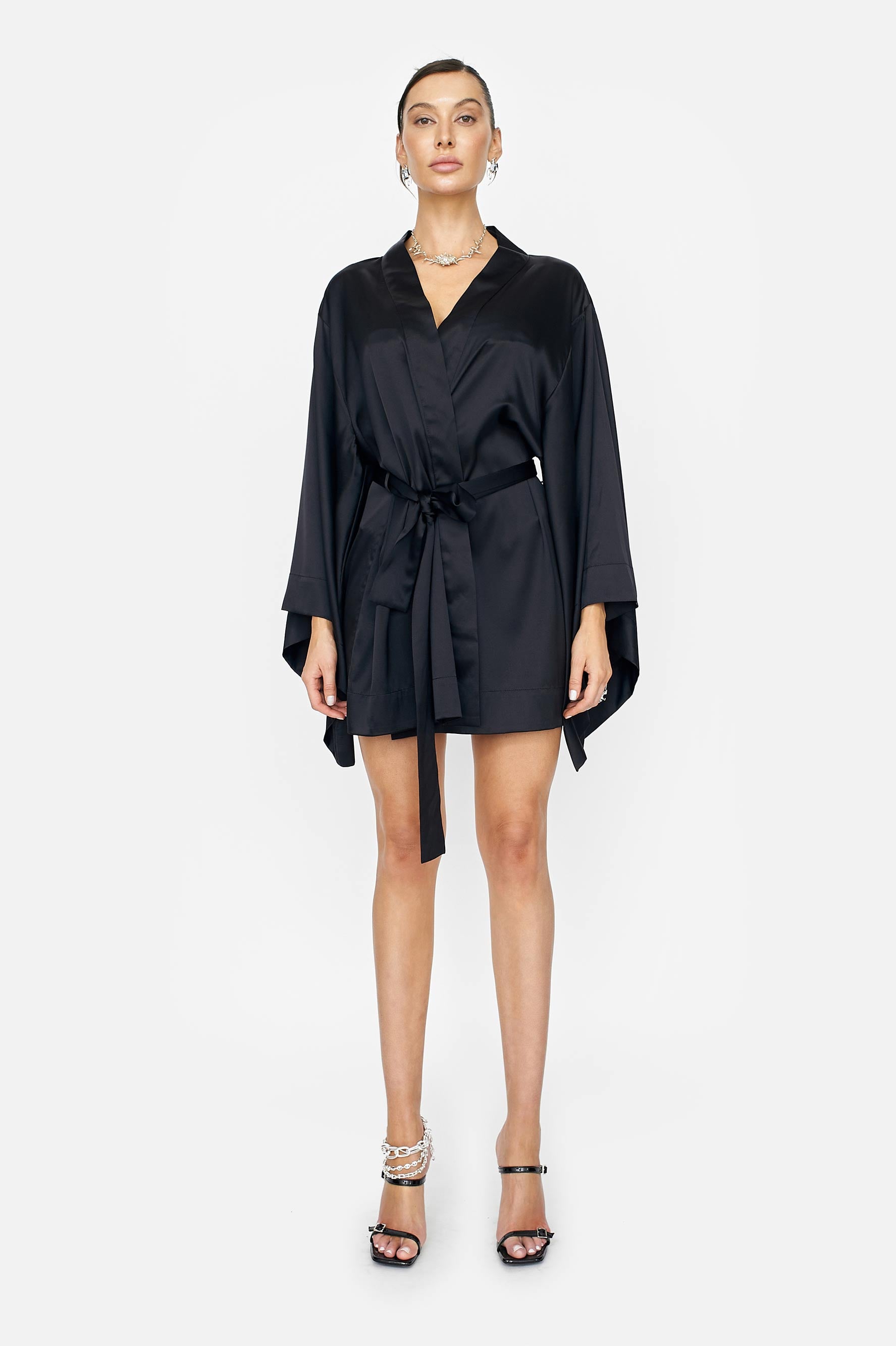 GAIA KIMONO (BLACK) - LACER