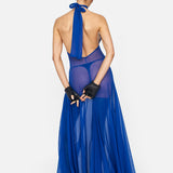 MARSYLIA DRESS (BLUE) - LACER