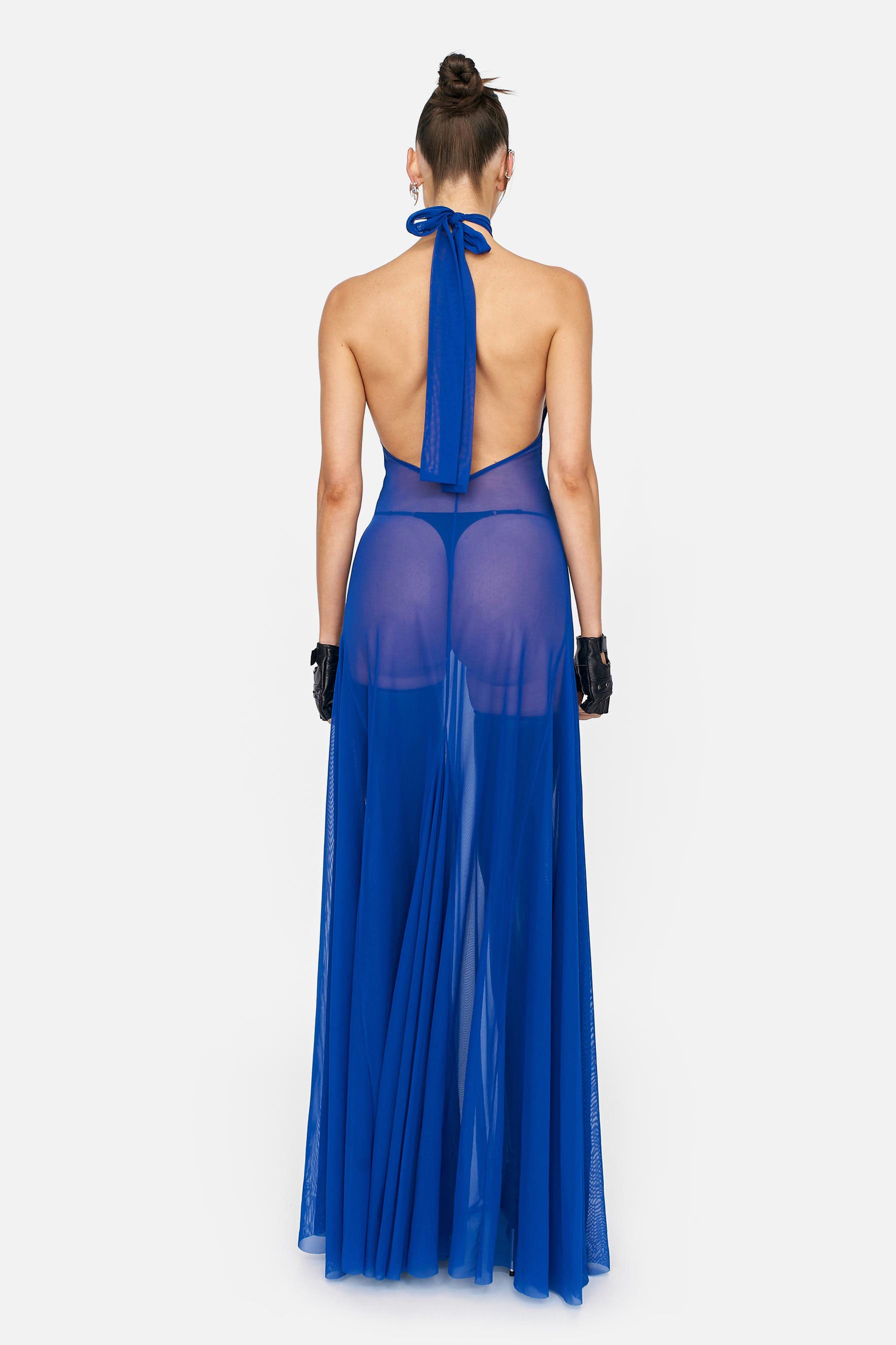 MARSYLIA DRESS (BLUE) - LACER