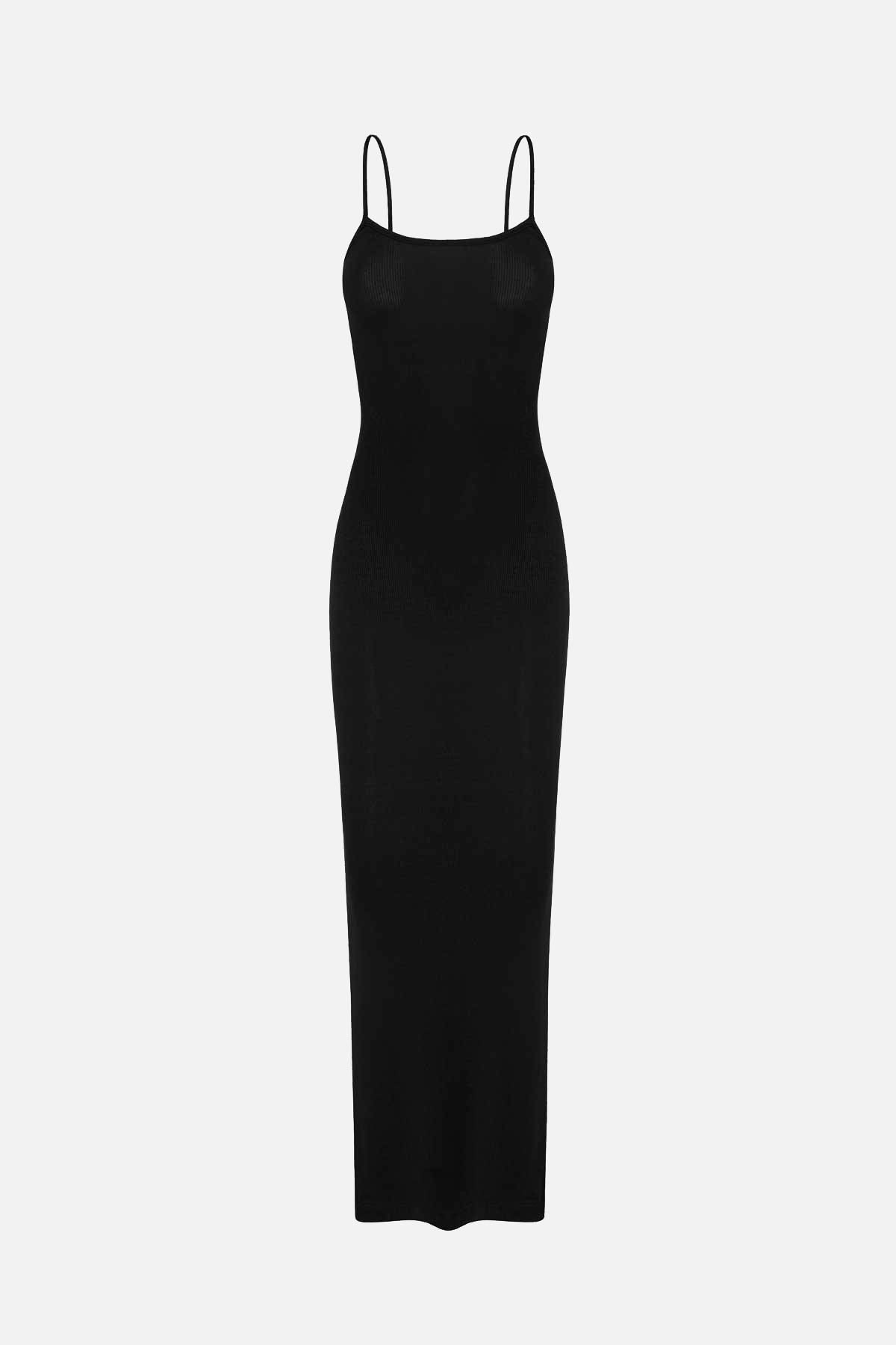 RHEA SCULPT BLACK DRESS - LACER