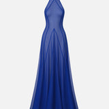 MARSYLIA DRESS (BLUE) - LACER