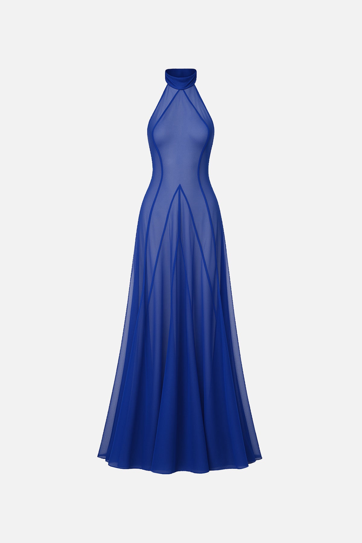 MARSYLIA DRESS (BLUE) - LACER