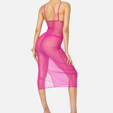 MIST-Y DRESS (MAGENTA) - LACER