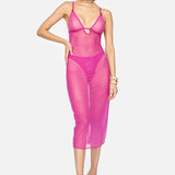 MIST-Y DRESS (MAGENTA) - LACER