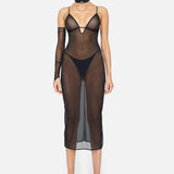 MIST-Y DRESS (BLACK) - LACER