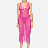 MIST-Y DRESS (MAGENTA) - LACER