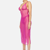 MIST-Y DRESS (MAGENTA) - LACER