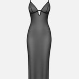 MIST-Y DRESS (BLACK) - LACER