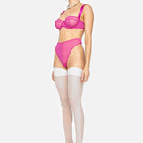 MIST-Y HIGH WAIST THONG (MAGENTA) - LACER
