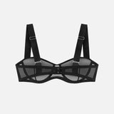 MIST-Y BLACK BRA - LACER