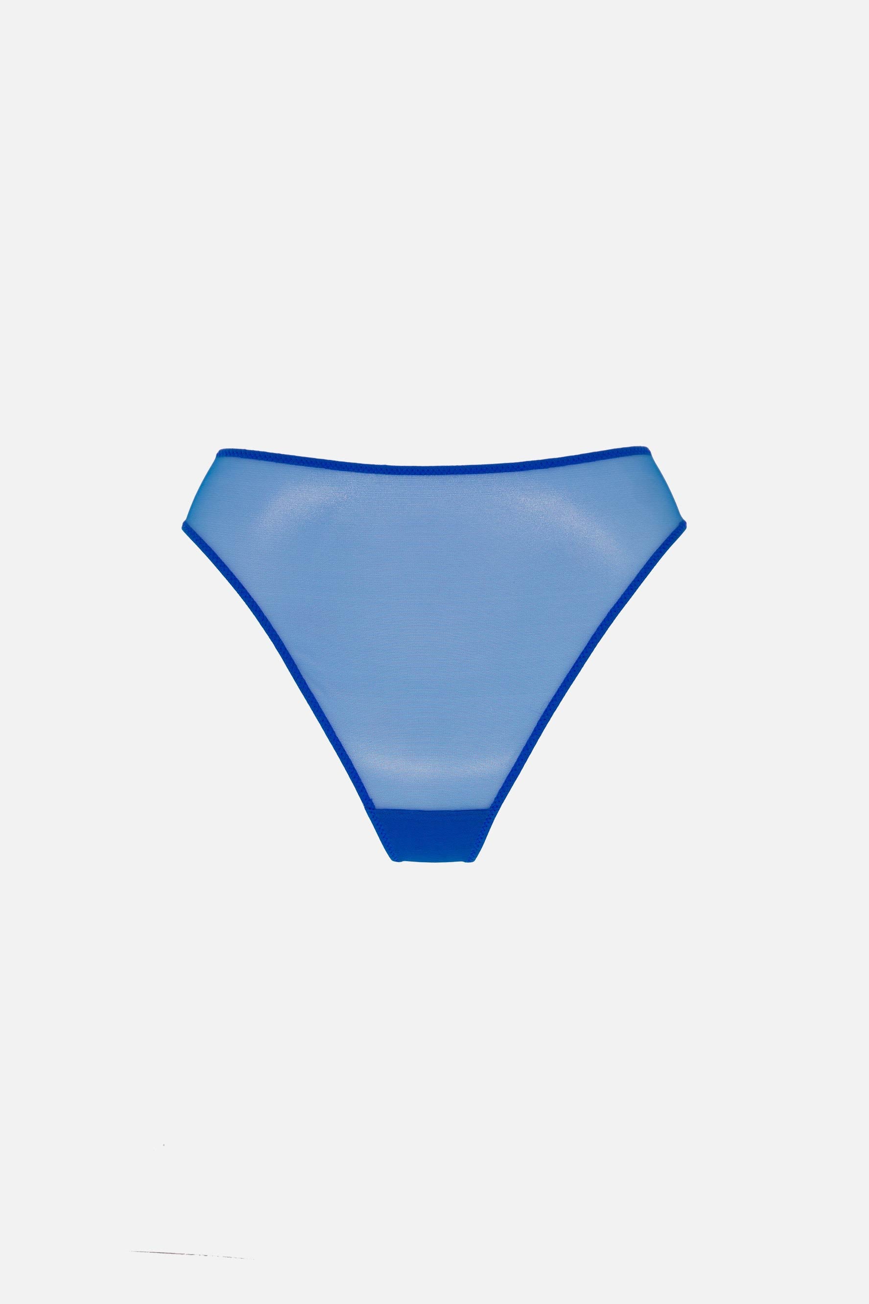 MIST-Y HIGH WAIST THONG (COBALT) - LACER