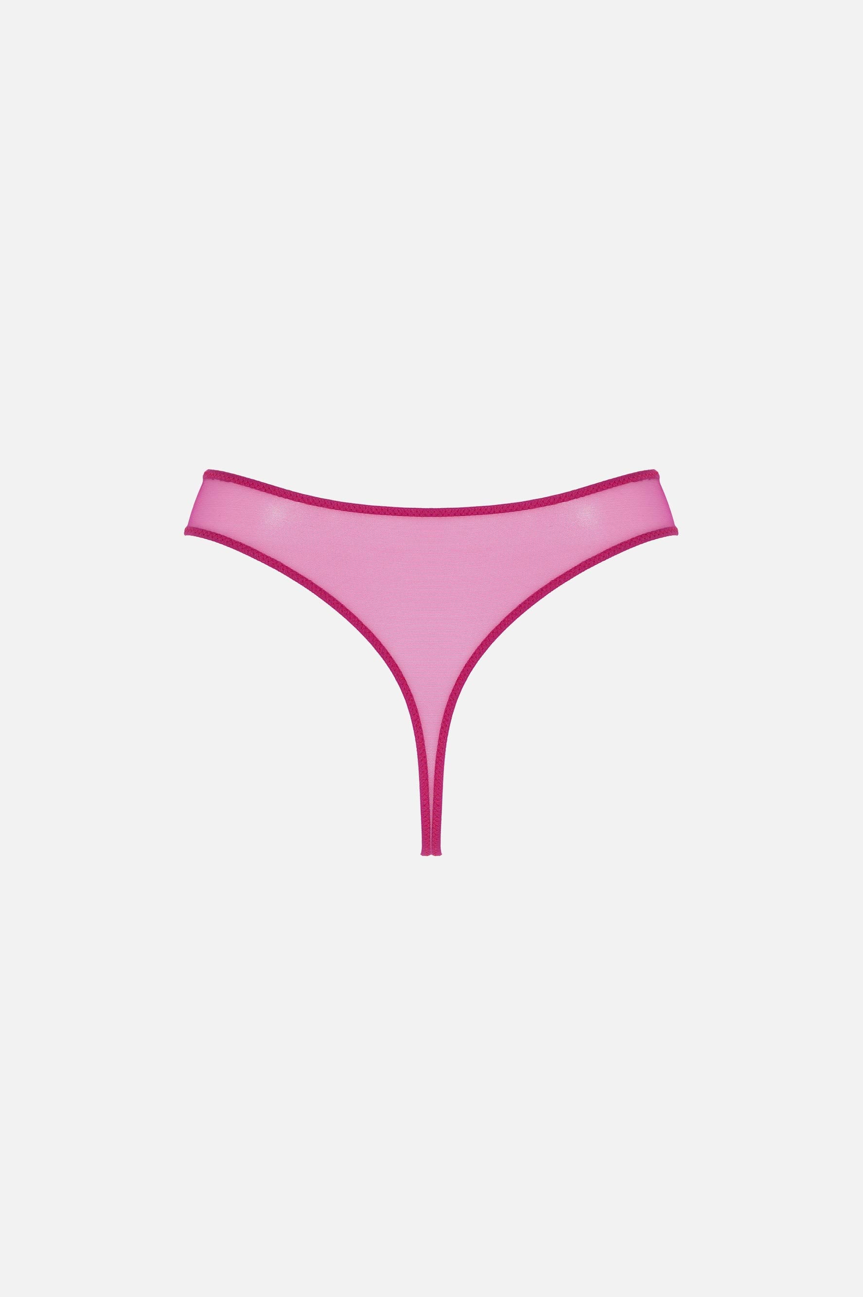 MIST-Y HIGH WAIST THONG (MAGENTA) - LACER