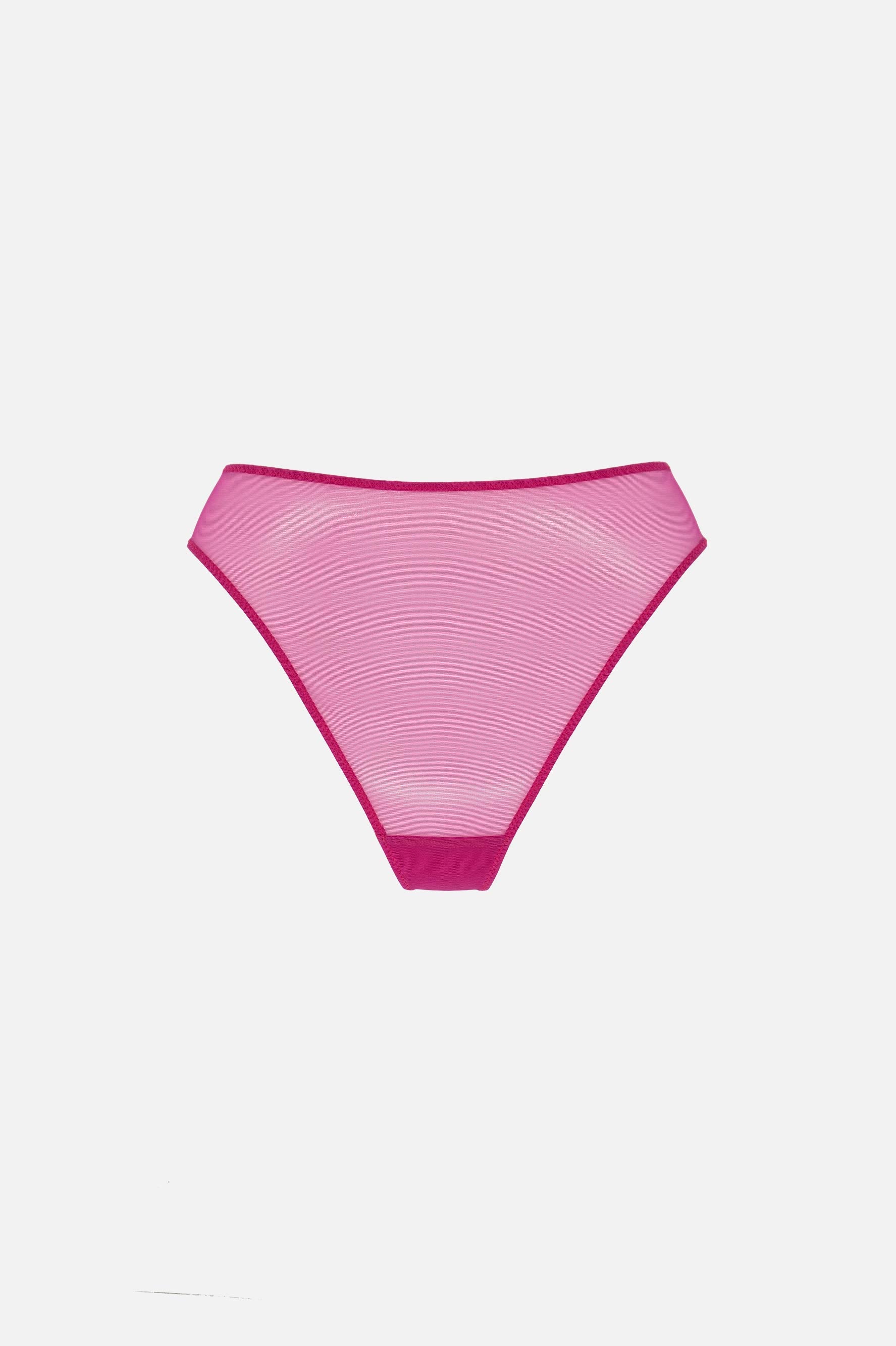 MIST-Y HIGH WAIST THONG (MAGENTA) - LACER