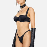 MUSE 1.0 SILK G-STRING (BLACK) - LACER