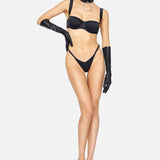 MUSE 1.0 SILK G-STRING (BLACK) - LACER