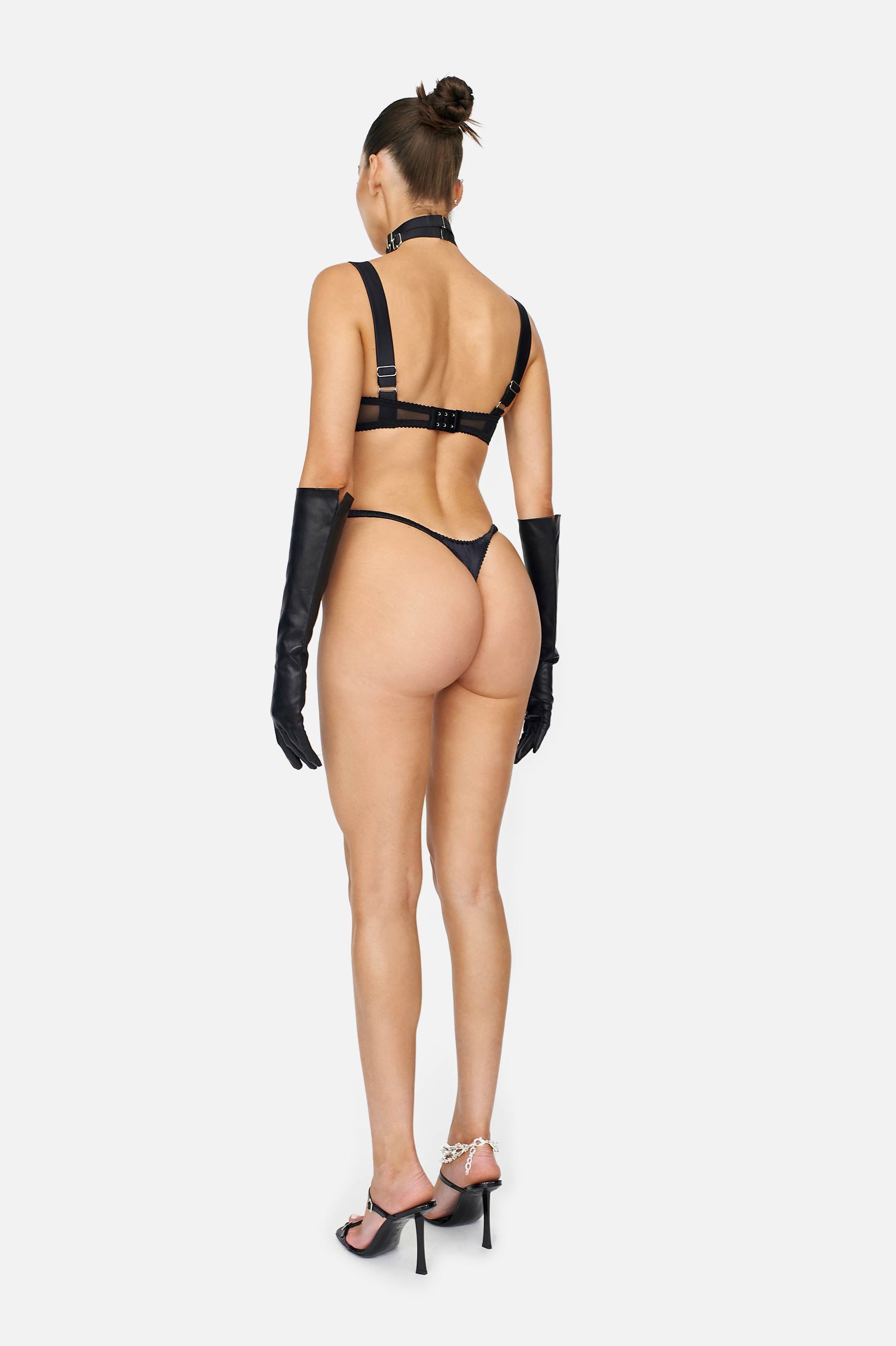 MUSE 1.0 SILK G-STRING (BLACK) - LACER