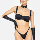 MUSE 1.0 SILK G-STRING (BLACK) - LACER