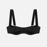 MUSE 1.0 SILK BRA (BLACK) - LACER