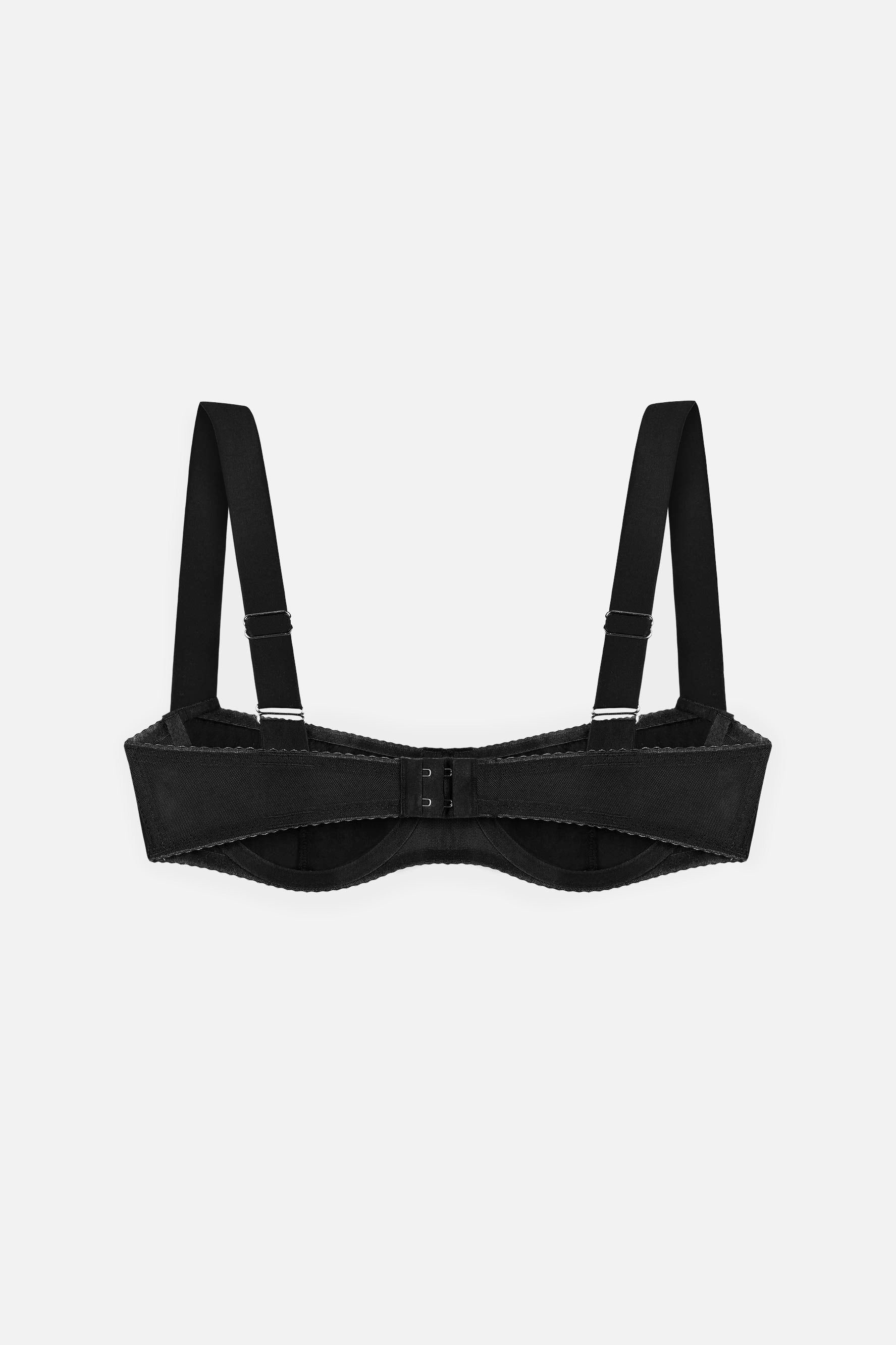 MUSE 1.0 SILK BRA (BLACK) - LACER