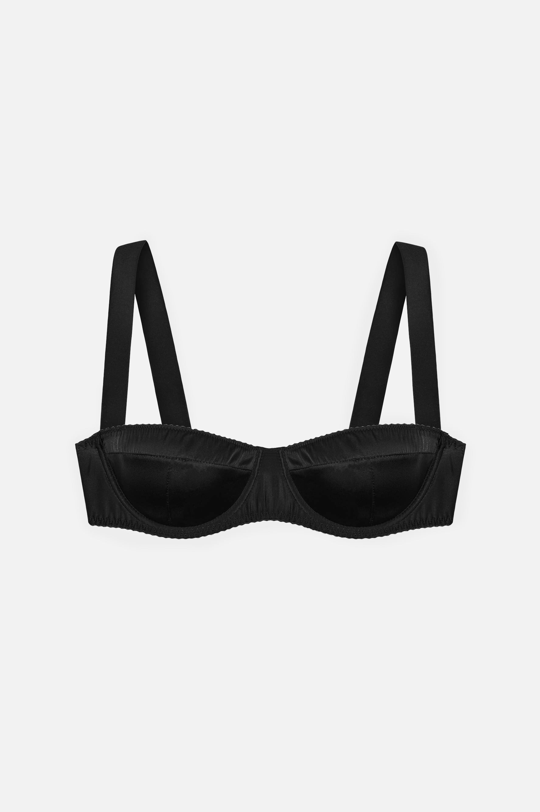 MUSE 1.0 SILK BRA (BLACK) - LACER