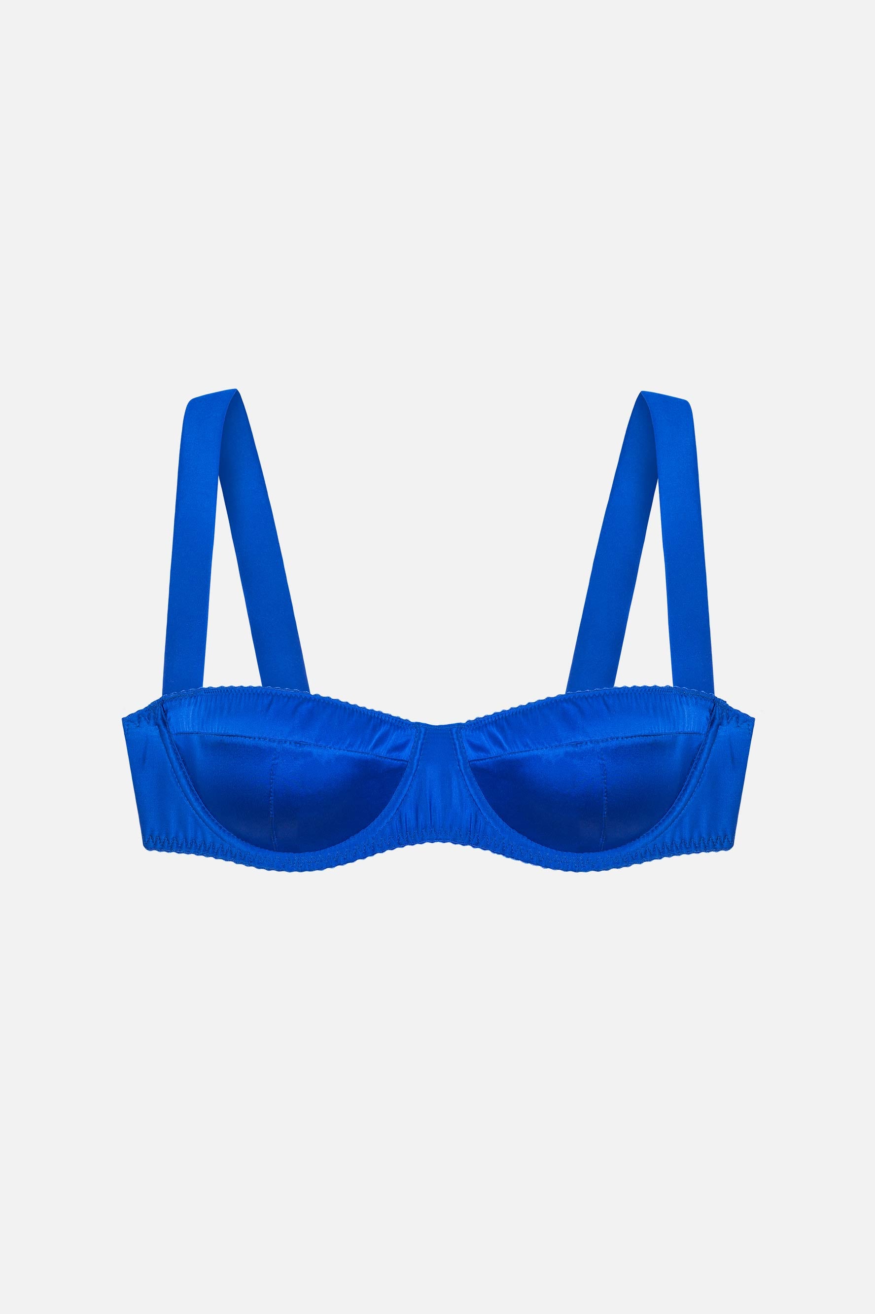 MUSE 1.0 SILK BRA (COBALT BLUE) - LACER