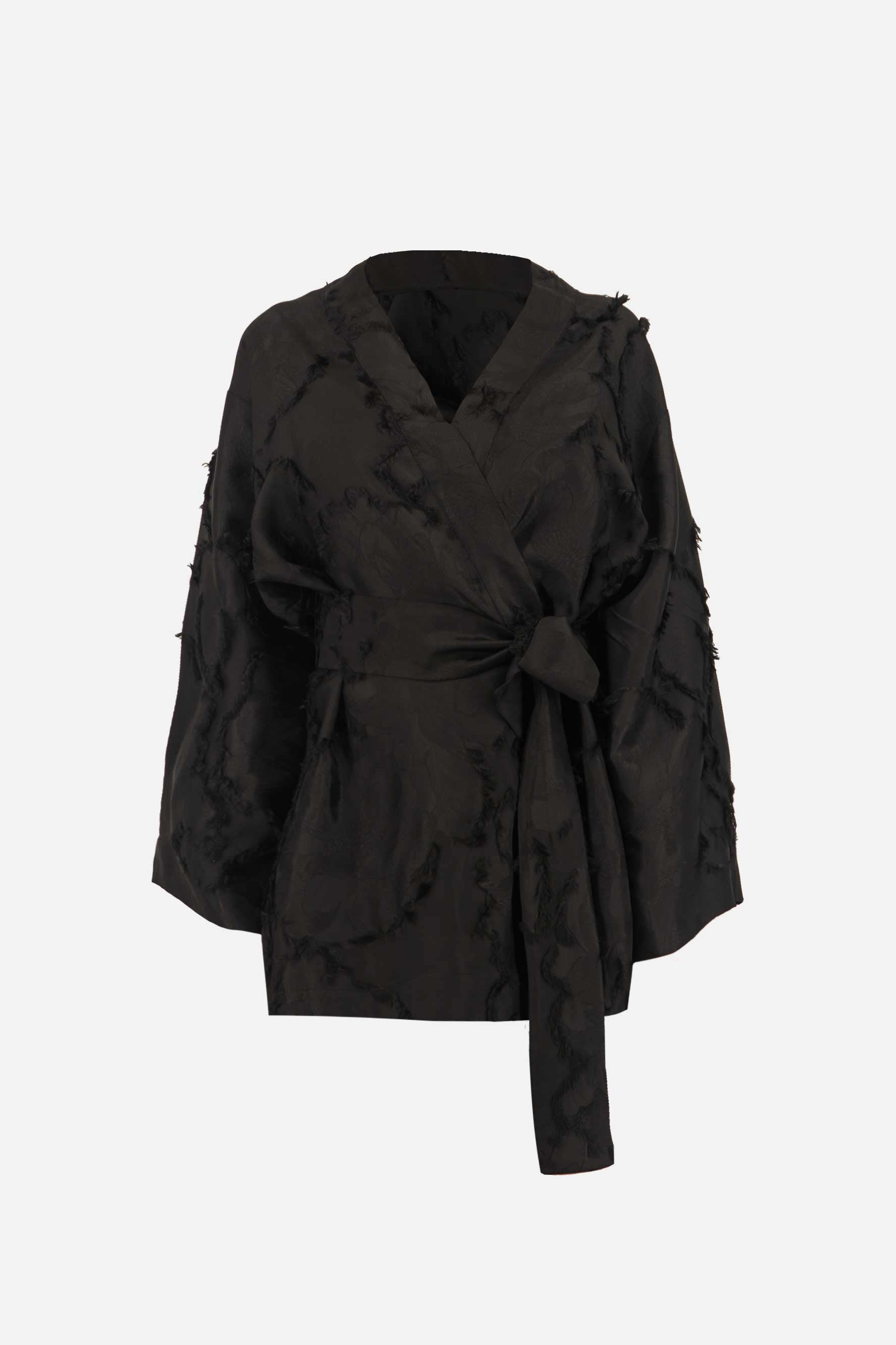 PEONY KIMONO (BLACK) - LACER