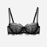 PHOENIX BLACK BRA - LACER