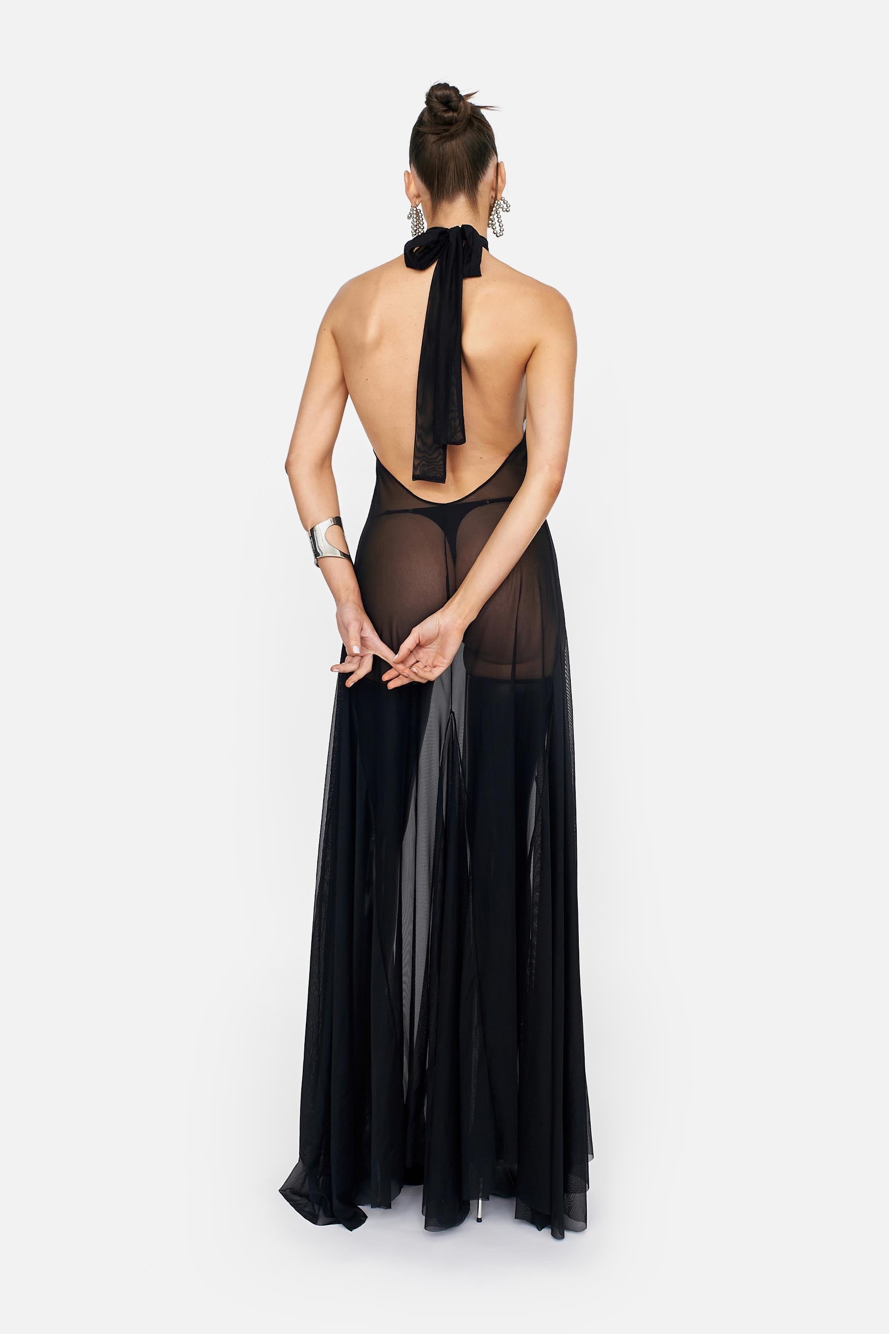 MARSYLIA DRESS (BLACK) - LACER